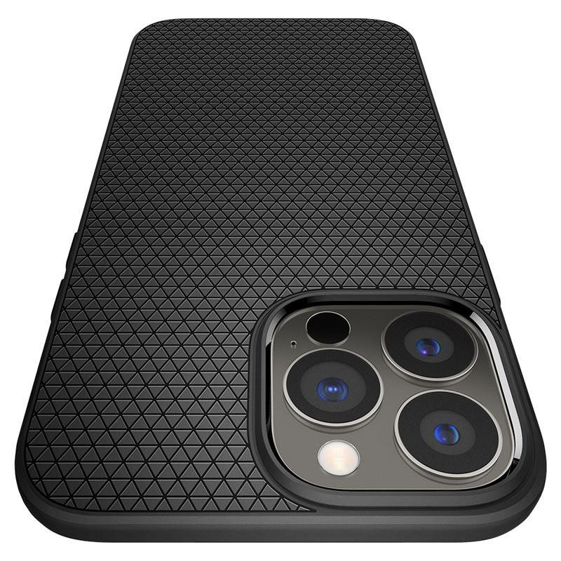 Spigen Liquid Air dėklas iPhone 13 Pro - matinės juodos spalvos