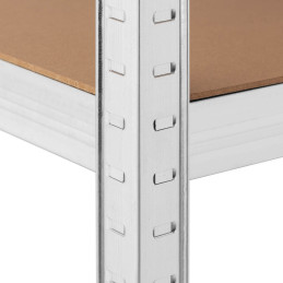 Metalinė laikymo lentyna 5 lentynos 875 kg 90 x 40 x 180 cm pilka