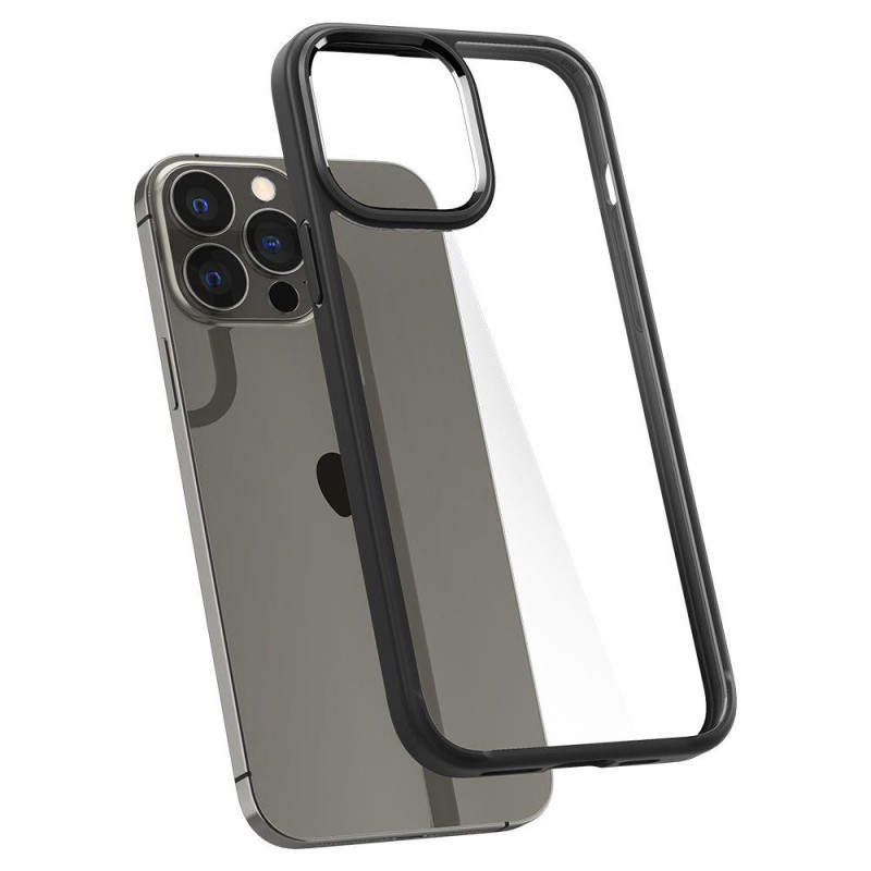 Spigen Ultra Hybrid dėklas iPhone 13 Pro - matinės juodos spalvos