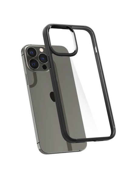 Spigen Ultra Hybrid dėklas iPhone 13 Pro - matinės juodos spalvos Spigen Ultra Hybrid dėklas iPhone 13 Pro - matinės juodos spalvos