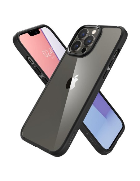 Spigen Ultra Hybrid dėklas iPhone 13 Pro - matinės juodos spalvos Spigen Ultra Hybrid dėklas iPhone 13 Pro - matinės juodos spalvos