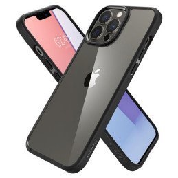 Spigen Ultra Hybrid dėklas iPhone 13 Pro - matinės juodos spalvos