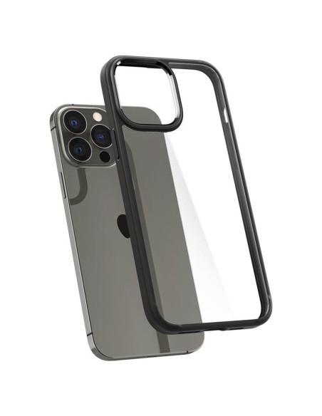 Spigen Ultra Hybrid dėklas iPhone 13 Pro - matinės juodos spalvos Spigen Ultra Hybrid dėklas iPhone 13 Pro - matinės juodos spalvos