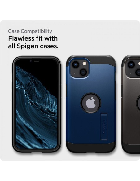 Spigen ALM Glass FC grūdintas stiklas iPhone 13 / 13 Pro / 14 - juodas 2 vnt. Spigen ALM Glass FC grūdintas stiklas iPhone 13 / 13 Pro / 14 - juodas 2 vnt.