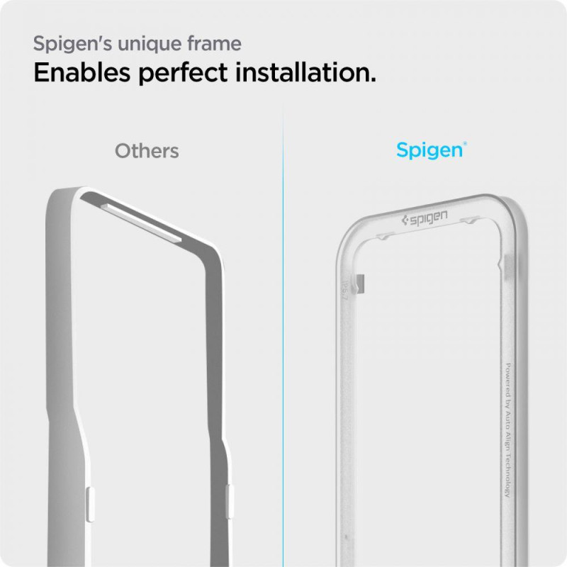 Spigen ALM Glass FC grūdintas stiklas skirtas iPhone 13 Pro Max / 14 Plus - juodas 2 vnt.