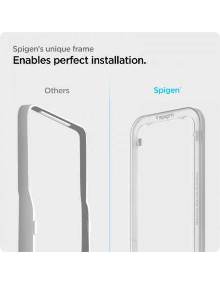 Spigen ALM Glass FC grūdintas stiklas skirtas iPhone 13 Pro Max / 14 Plus - juodas 2 vnt. Spigen ALM Glass FC grūdintas stiklas skirtas iPhone 13 Pro Max / 14 Plus - juodas 2 vnt.