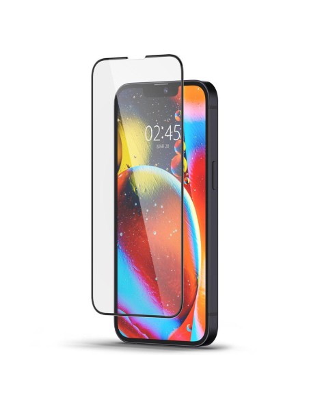 Spigen Glass FC grūdintas stiklas iPhone 13 mini - juodas Spigen Glass FC grūdintas stiklas iPhone 13 mini - juodas