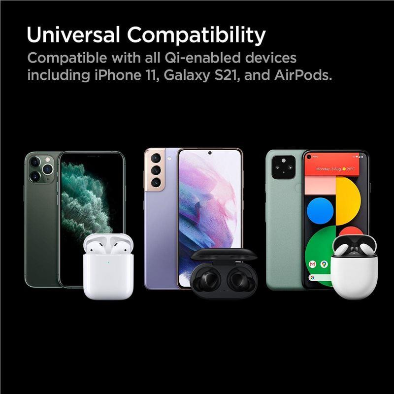 Spigen PowerArc PF2004 15W belaidis įkroviklis - juodas