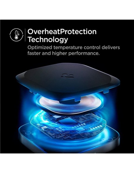 Spigen PowerArc PF2004 15W belaidis įkroviklis - juodas