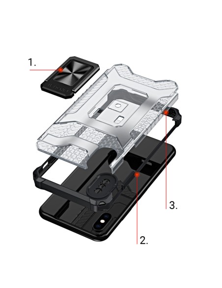 Crystal Ring Case šarvuotas hibridinis korpuso dangtelis + magnetinis laikiklis iPhone XS Max žalias Crystal Ring Case šarvuotas hibridinis korpuso dangtelis + magnetinis laikiklis iPhone XS Max žalias