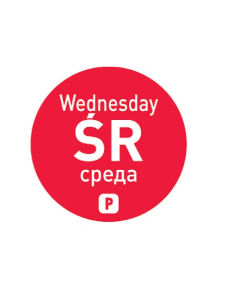 Vienkartiniai maisto saugos lipdukai konteineriams Trečiadienis PL RU EN 2000 vnt. Hendi 850022 Vienkartiniai maisto saugos lipdukai konteineriams Trečiadienis PL RU EN 2000 vnt. Hendi 850022