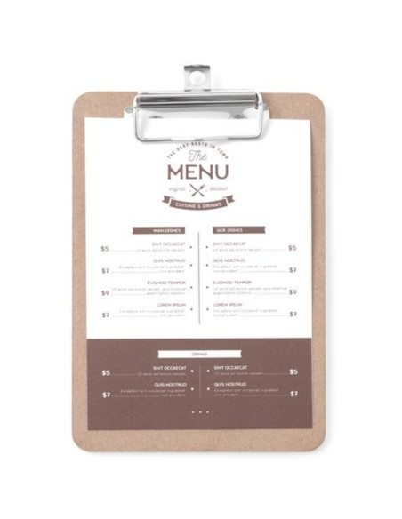 Meniu lenta su segtuku Iškarpinė 125x180 mm - Hendi 664179