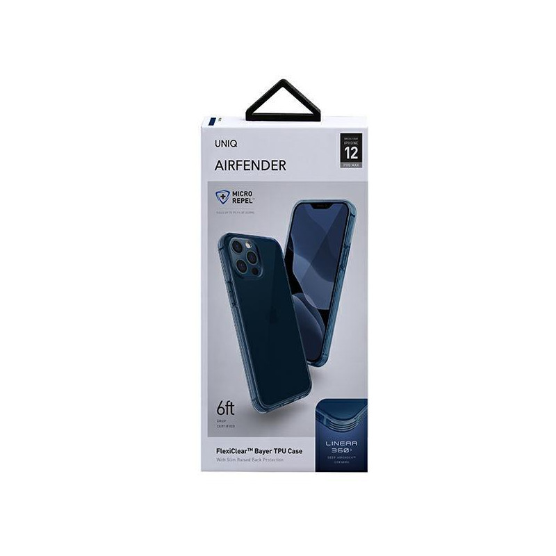 UNIQ Air Fender dėklas, skirtas iPhone 12 Pro Max - mėlynas