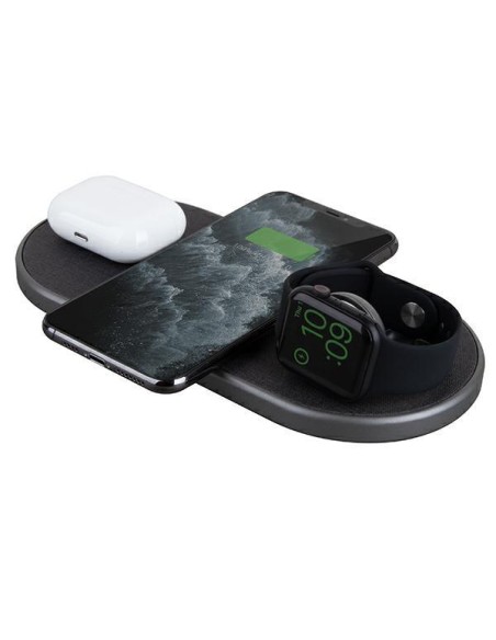 UNIQ Aereo Plus 3in1 30W indukcinis įkroviklis - juodas UNIQ Aereo Plus 3in1 30W indukcinis įkroviklis - juodas