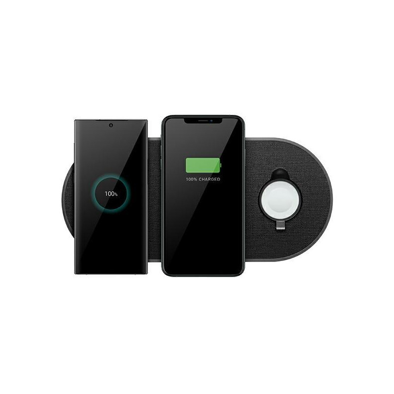 UNIQ Aereo Plus 3in1 30W indukcinis įkroviklis - juodas