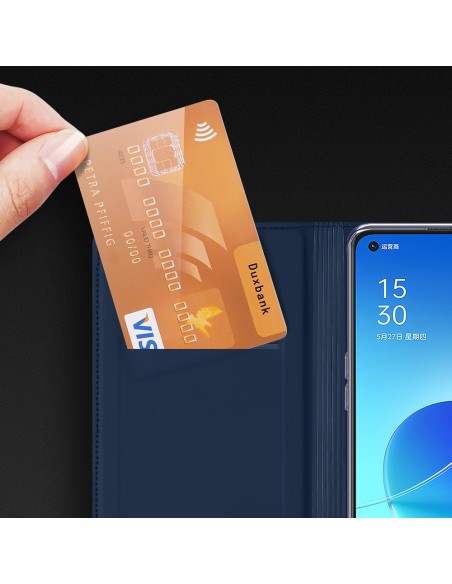 Dux Ducis Skin Pro dėklo dėklo dangtelis su atvartu, skirtas Oppo Reno6 4G juodas Dux Ducis Skin Pro dėklo dėklo dangtelis su atvartu, skirtas Oppo Reno6 4G juodas