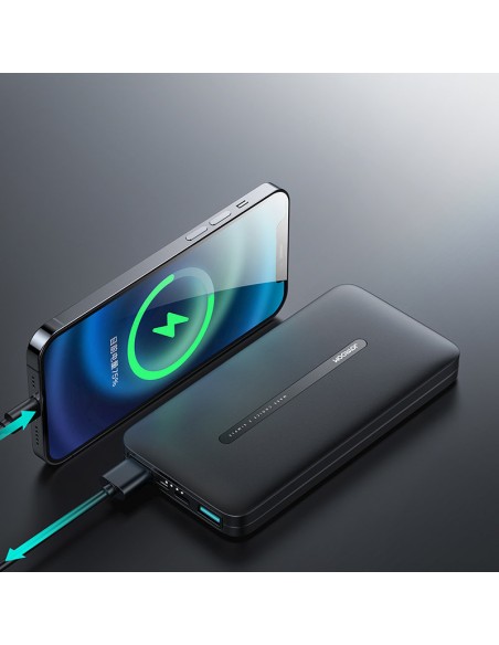 Joyroom Powerbank 10000mAh 2.1A 2x USB juoda (JR-T012 black) Joyroom Powerbank 10000mAh 2.1A 2x USB juoda (JR-T012 black)
