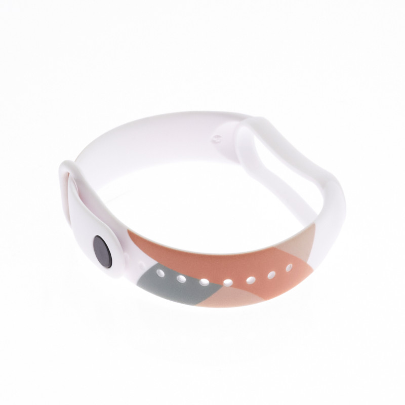 Dirželis Moro apyrankė, skirta Xiaomi Mi Band 4 / Mi Band 3 Silikoninio dirželio laikrodžio apyrankės modelis 3