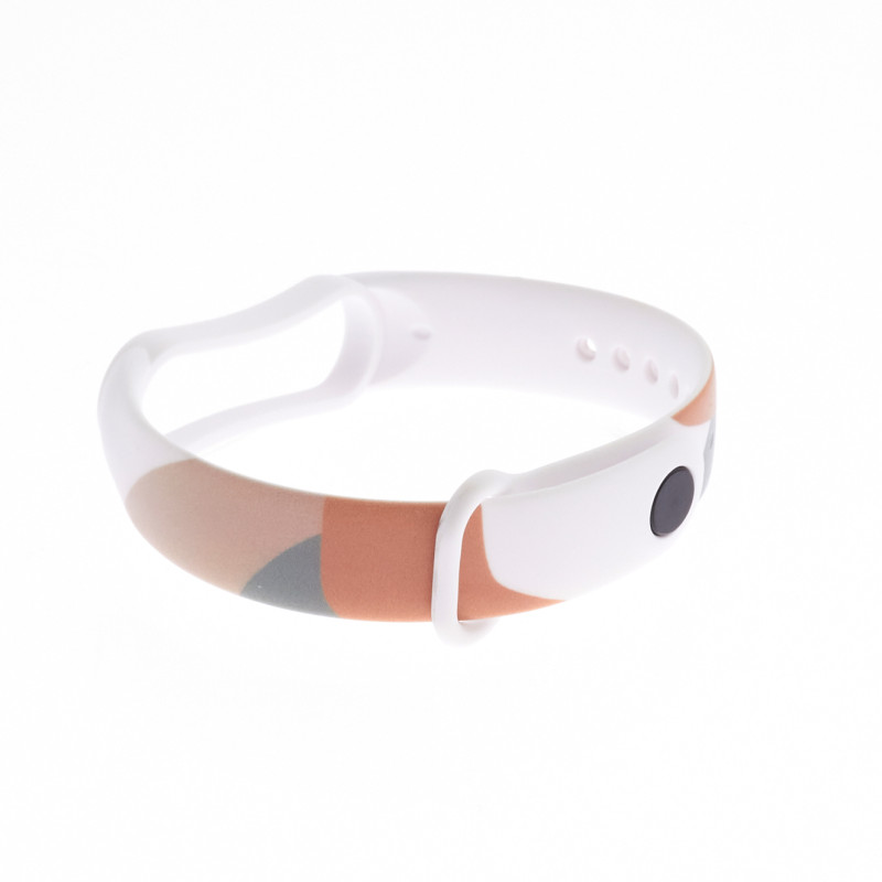 Dirželis Moro apyrankė, skirta Xiaomi Mi Band 4 / Mi Band 3 Silikoninio dirželio laikrodžio apyrankės modelis 3