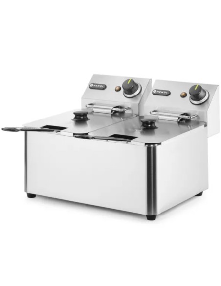 Kitchen Line 6kW 230V 2 x 4L gastronominė gruzdintuvė - Hendi 205846 Kitchen Line 6kW 230V 2 x 4L gastronominė gruzdintuvė - Hendi 205846