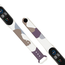 Dirželis Moro apyrankė, skirta Xiaomi Mi Band 4 / Mi Band 3 Silikoninio dirželio laikrodžio apyrankės raštas 16