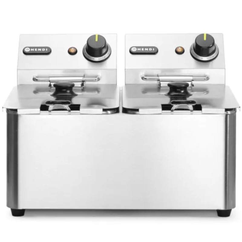 Kitchen Line 6kW 230V 2 x 4L gastronominė gruzdintuvė - Hendi 205846