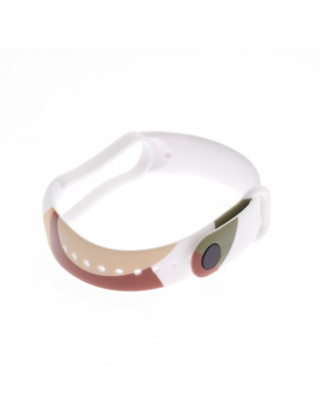 Dirželis Moro apyrankė, skirta Xiaomi Mi Band 6 / Mi Band 5 Silikoninio dirželio laikrodžio apyrankės modelis 4