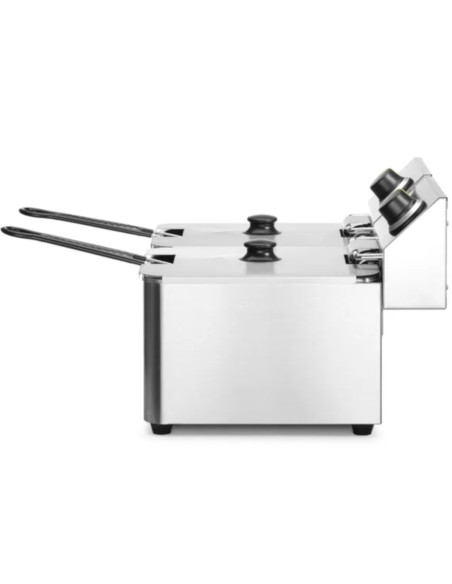 Kitchen Line 6kW 230V 2 x 4L gastronominė gruzdintuvė - Hendi 205846 Kitchen Line 6kW 230V 2 x 4L gastronominė gruzdintuvė - Hendi 205846