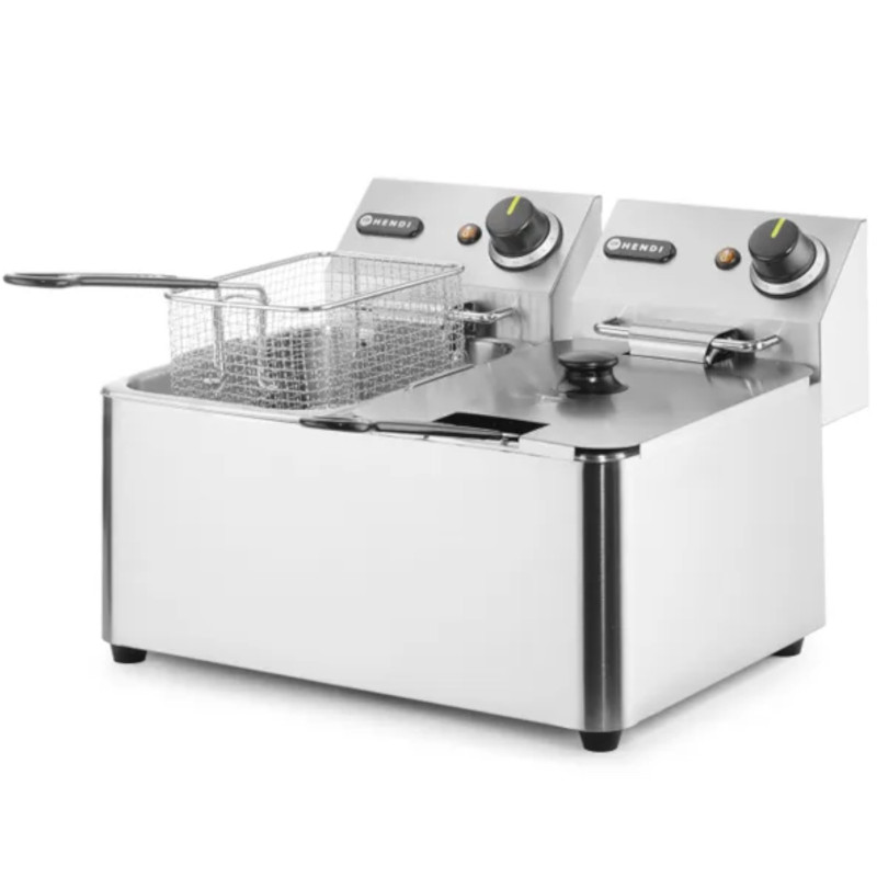 Kitchen Line 6kW 230V 2 x 4L gastronominė gruzdintuvė - Hendi 205846