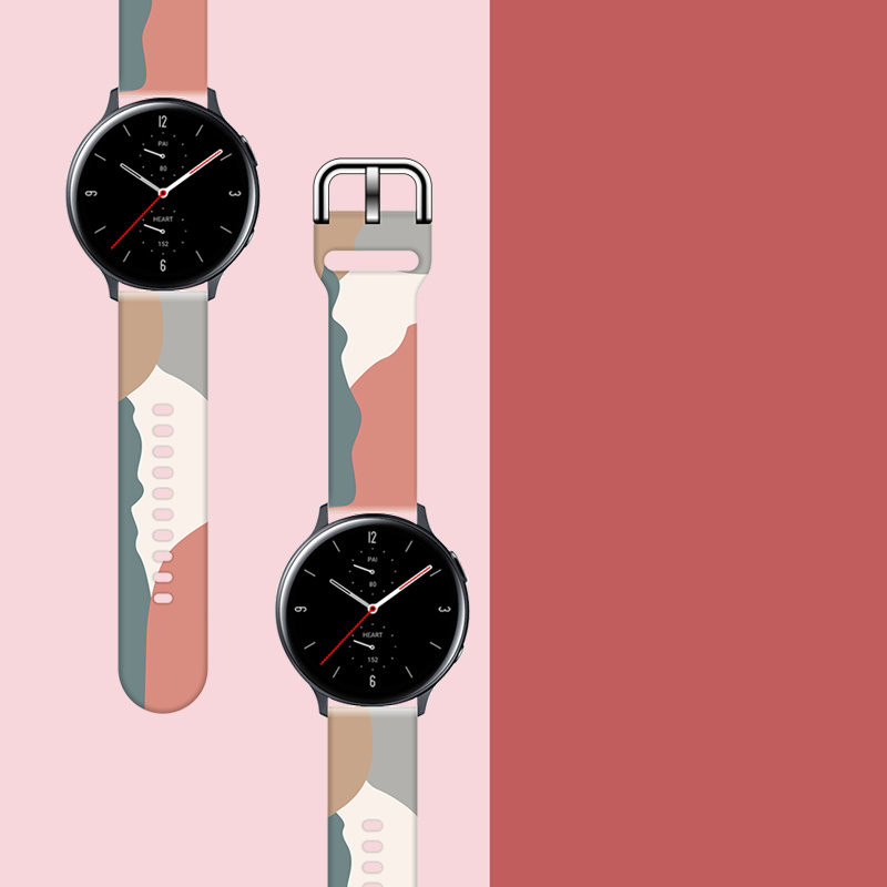 „Samsung Galaxy Watch“ 42 mm silikoninio dirželio apyrankės modelis „Moro“ apyrankė