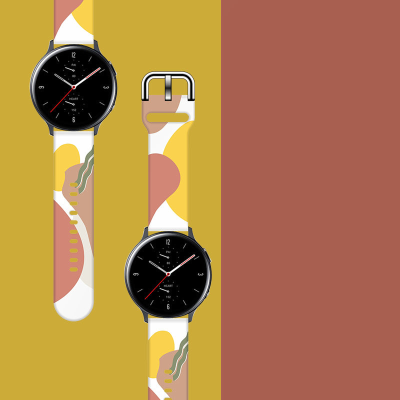 „Samsung Galaxy Watch“ 46 mm silikoninio dirželio apyrankės modelis „Moro“ apyrankė