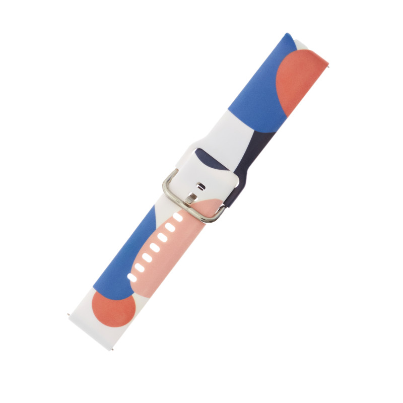 Apyrankė Moro, skirta Samsung Galaxy Watch 46 mm silikoninio dirželio apyrankės raštas 10