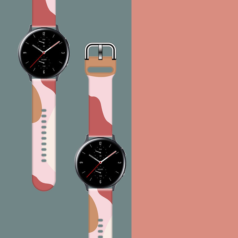 „Samsung Galaxy Watch“ 46 mm silikoninio dirželio „Moro“ apyrankė, 12 modelio apyrankė