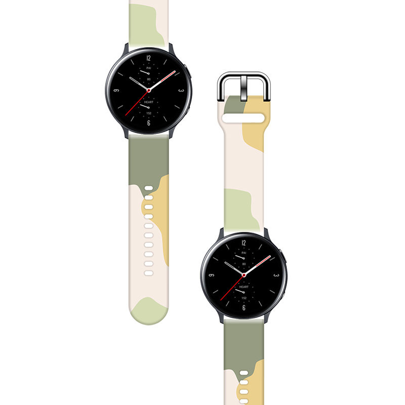 Apyrankė Moro, skirta Samsung Galaxy Watch 46 mm silikoninio dirželio apyrankės raštas 14