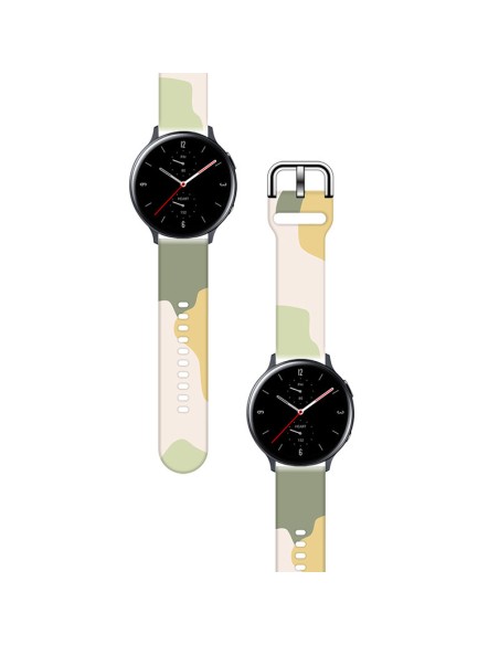 Apyrankė Moro, skirta Samsung Galaxy Watch 46 mm silikoninio dirželio apyrankės raštas 14 Apyrankė Moro, skirta Samsung Galaxy Watch 46 mm silikoninio dirželio apyrankės raštas 14