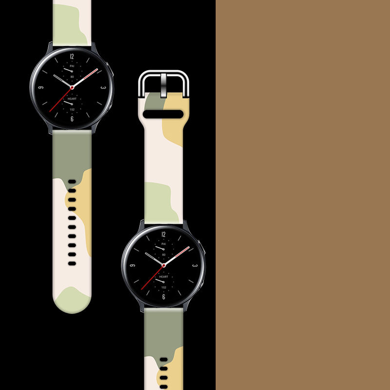 Apyrankė Moro, skirta Samsung Galaxy Watch 46 mm silikoninio dirželio apyrankės raštas 14