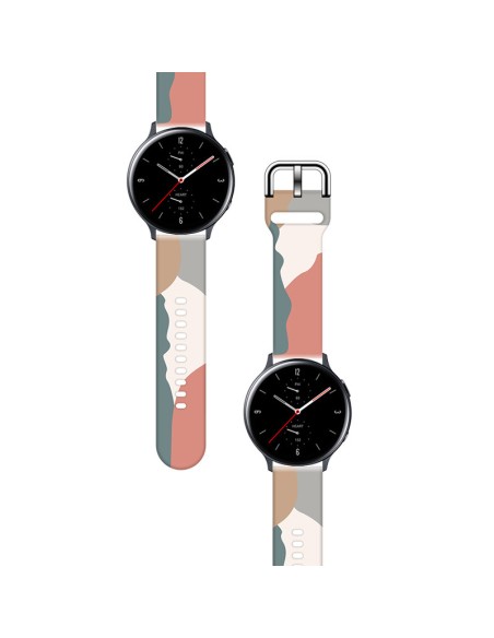 Apyrankė Moro, skirta Samsung Galaxy Watch 46 mm silikoninio dirželio apyrankės raštas 15