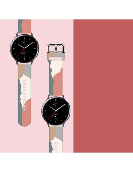 Apyrankė Moro, skirta Samsung Galaxy Watch 46 mm silikoninio dirželio apyrankės raštas 15