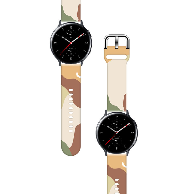 Apyrankė Moro, skirta Samsung Galaxy Watch 46 mm silikoninio dirželio apyrankės raštas 16