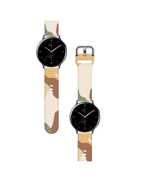 Apyrankė Moro, skirta Samsung Galaxy Watch 46 mm silikoninio dirželio apyrankės raštas 16 Apyrankė Moro, skirta Samsung Galaxy Watch 46 mm silikoninio dirželio apyrankės raštas 16