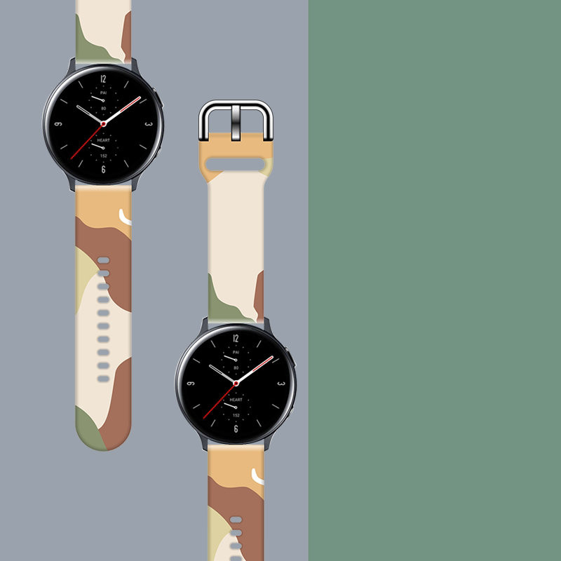 Apyrankė Moro, skirta Samsung Galaxy Watch 46 mm silikoninio dirželio apyrankės raštas 16