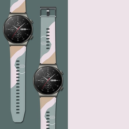 Apyrankė Moro, skirta Huawei Watch GT2 Pro silikoninio dirželio apyrankės modelis 1 Apyrankė Moro, skirta Huawei Watch GT2 Pro silikoninio dirželio apyrankės modelis 1