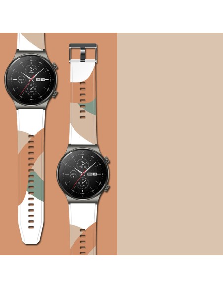 Dirželis Moro Band, skirtas Huawei Watch GT2 Pro Silikoninis dirželis Laikrodžio apyrankės modelis 4