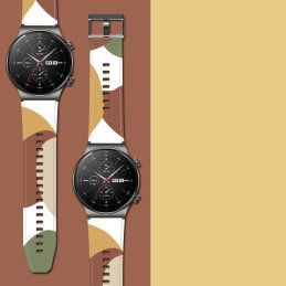 Camo dirželio apyrankė, skirta Huawei Watch GT2 Pro silikoninio dirželio laikrodžio apyrankės raštas (5)