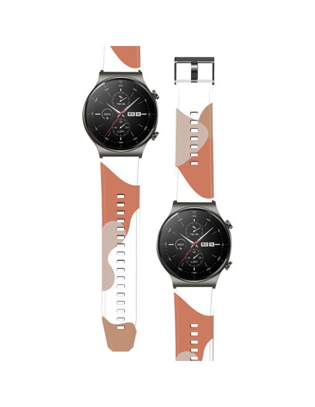„Huawei Watch GT2 Pro“ silikoninio dirželio „Moro“ dirželio apyrankės modelis 6 „Huawei Watch GT2 Pro“ silikoninio dirželio „Moro“ dirželio apyrankės modelis 6