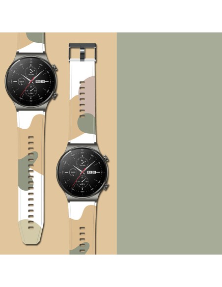 Dirželis Moro Band, skirtas Huawei Watch GT2 Pro Silikoninis dirželis Laikrodžio apyrankės modelis 7