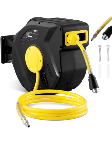 Žarna Pneumatinė slėgio žarna suvyniota ant automatinės ritės 18 bar 15 m + 3 m Žarna Pneumatinė slėgio žarna suvyniota ant automatinės ritės 18 bar 15 m + 3 m