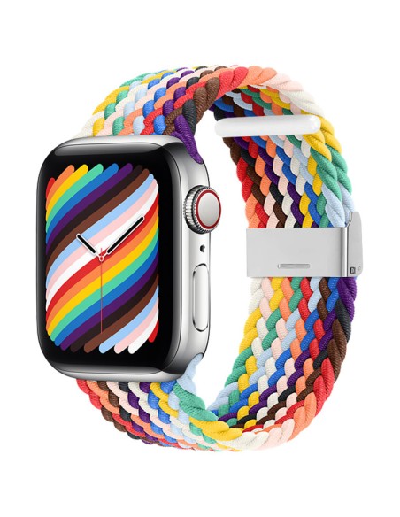Medžiaginė dirželio apyrankė laikrodžiui 9 / 8 / 7 / 6 / SE / 5 / 4 / 3 / 2 (41 mm / 40 mm / 38 mm) pinto audinio diržel... Medžiaginė dirželio apyrankė laikrodžiui 9 / 8 / 7 / 6 / SE / 5 / 4 / 3 / 2 (41 mm / 40 mm / 38 mm) pinto audinio diržel...