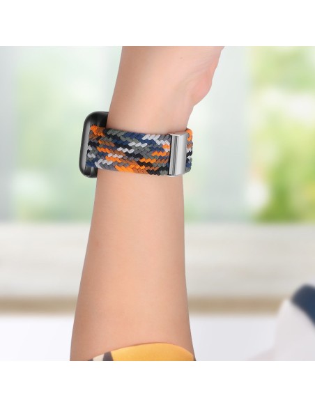 Medžiaginė dirželio apyrankė laikrodžiui 9 / 8 / 7 / 6 / SE / 5 / 4 / 3 / 2 (41 mm / 40 mm / 38 mm) iš pinto audinio dir...