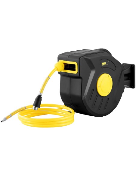 Žarna Pneumatinė slėgio žarna suvyniota ant automatinės ritės 18 bar 15 m + 3 m Žarna Pneumatinė slėgio žarna suvyniota ant automatinės ritės 18 bar 15 m + 3 m